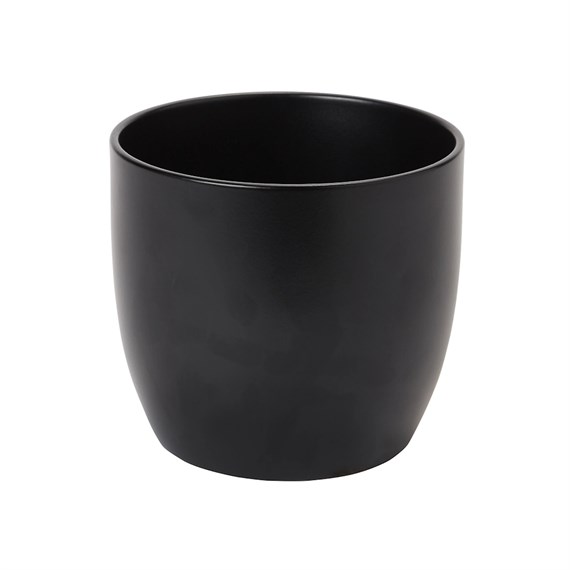 APAC Indoor Ceramic Plant Pot Black 12cm (CE506365)