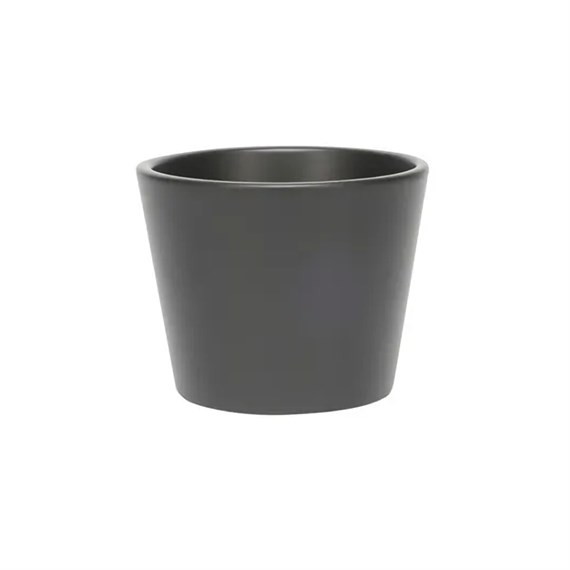 APAC Indoor Ceramic Plant Pot Black 7cm (CE521545)