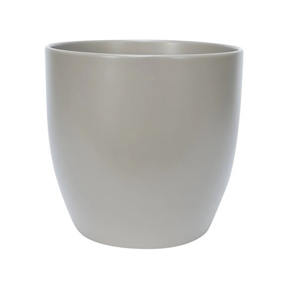 APAC Indoor Ceramic Plant Pot Light Grey 19cm (CE521538)