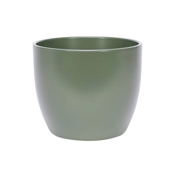 APAC Indoor Ceramic Plant Pot Moss Green 12cm (CE521539)
