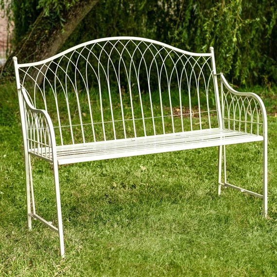 Ascalon Hampton Cream Outdoor Garden Furniture Bench (4449)