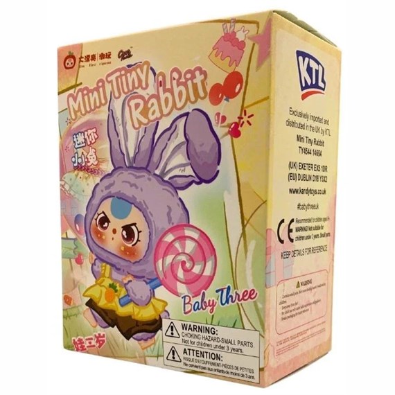Baby Three Mini Tiny Rabbit Collectible Plush Blind Box