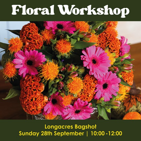 Bagshot Indian Summer Handtied Bouquet Arrangement Workshop - Sunday 28th September 2025 (AM)