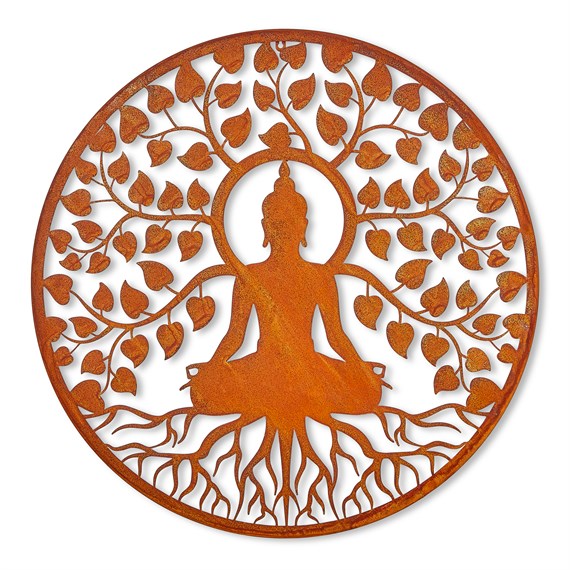 Bakers Buddha Plaque Garden Wall Décor (BA417)