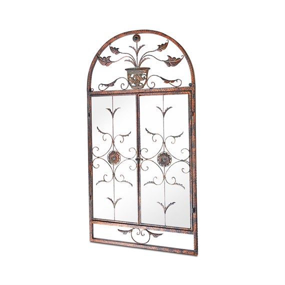 Bakers Copper Mirror Garden Wall Décor (GM16)