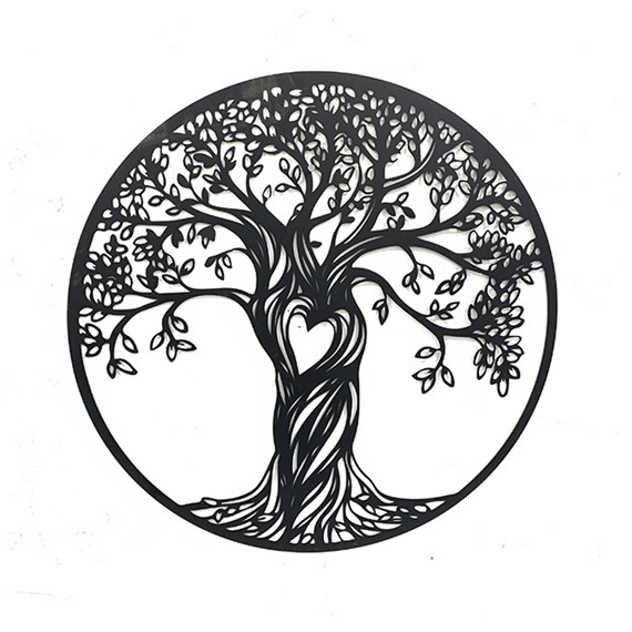 Bakers Heart Tree of life Garden Wall Décor (BA607)