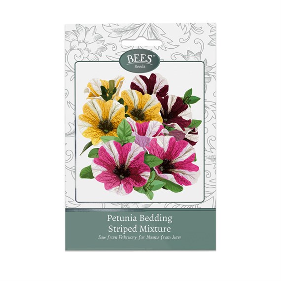 Bees Seeds Petunia Bedding Striped Mix (120012)