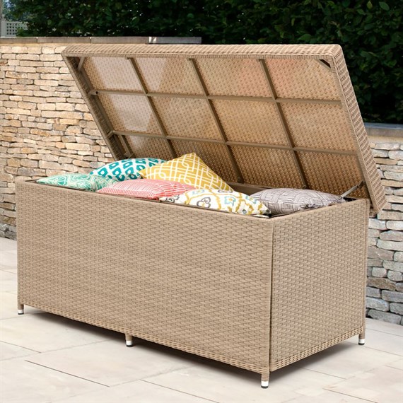 Bramblecrest Hampshire Walnut Outdoor Garden Furniture Cushion Box