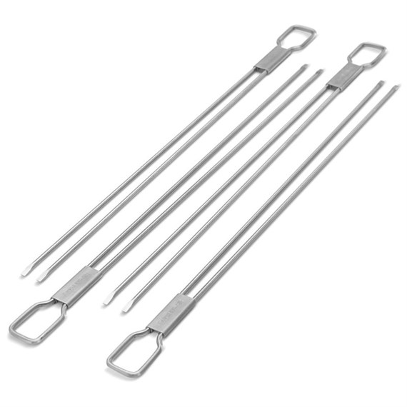 Broil King Dual Prong Barbecue Skewers Set Of 4 (64049)