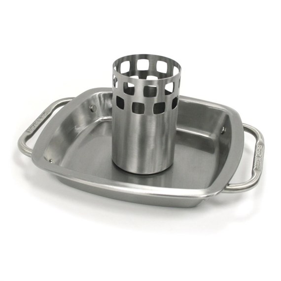 Broil King Stainless Steel Barbecue Chicken Roaster With Pan (69133)