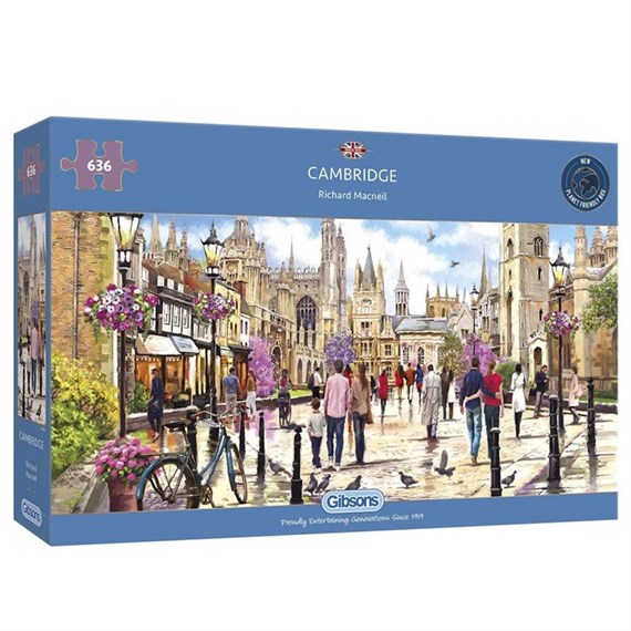 Cambridge 636 Piece Jigsaw Puzzle Gibsons Games (G4047)