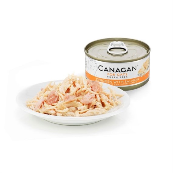 Canagan Chicken with Salmon Tinned Wet Cat Food 75G