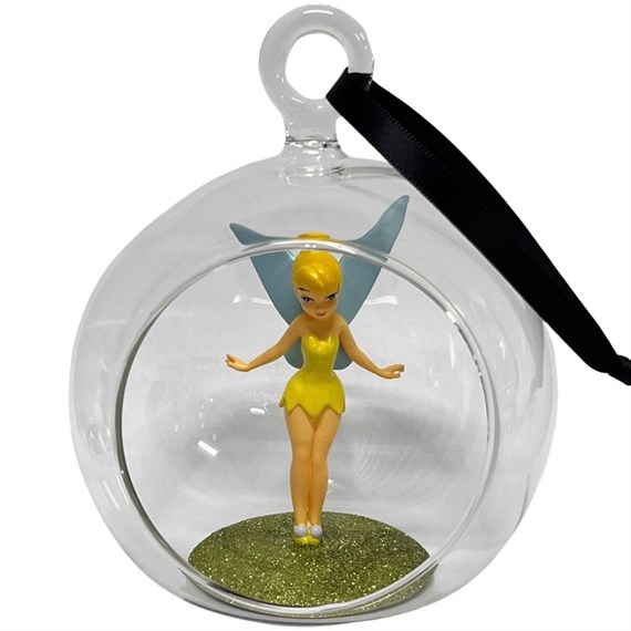 Christmas Inspo 11cm Tinkerbell Glass Open Christmas Bauble (DN96530)