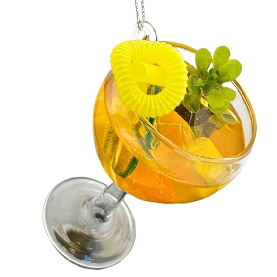 Christmas Inspo 12cm Pineapple Cocktail Christmas Ornament (ZCI25248)