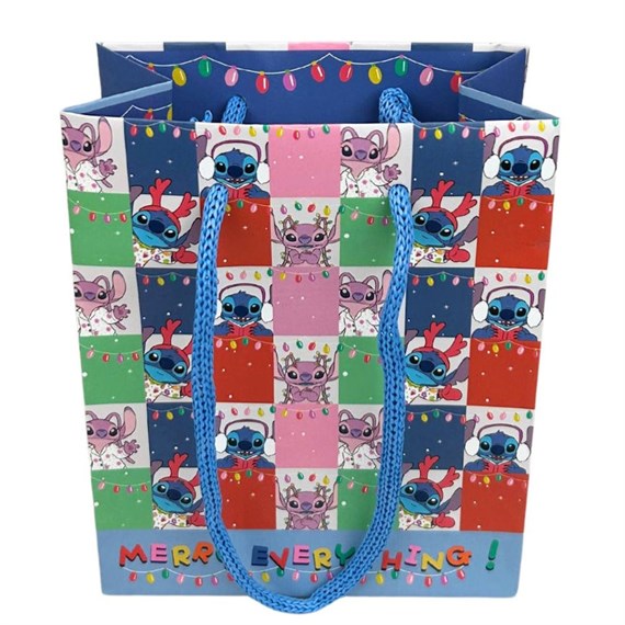 Christmas Inspo 13.5cm Lelo & Stitch Small Gift Bag (DN25260)