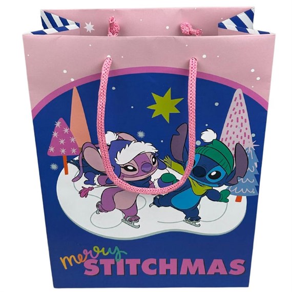 Christmas Inspo 23cm Lelo & Stitch Medium Gift Bag (DN25259)