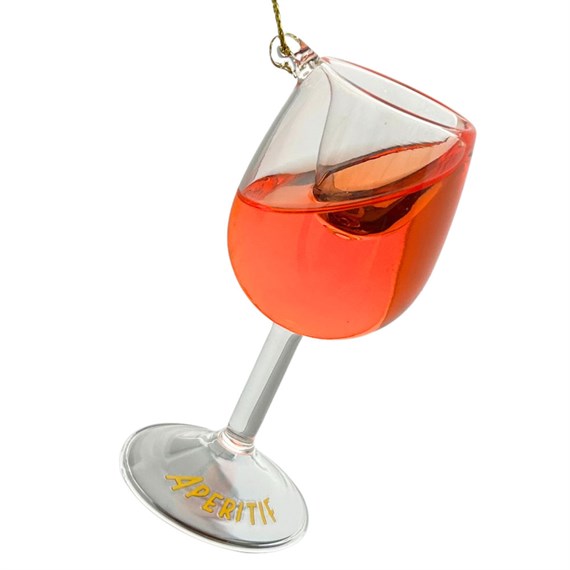 Christmas Inspo 4 Inch Aperol Wine Christmas Ornament (ZCIKA2509)