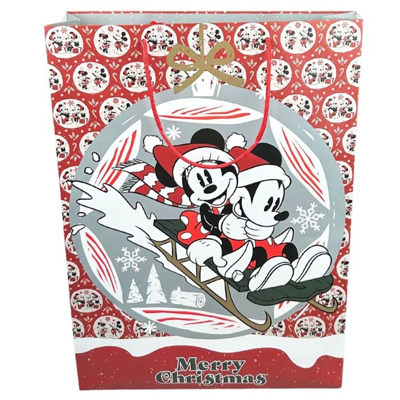 Christmas Inspo 45cm Mickey & Minnie XL Gift Bag (DN25253)