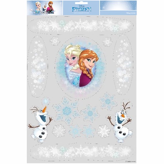 Christmas Inspo Frozen Olaf & Sisters Christmas Window Stickers (DN96060)