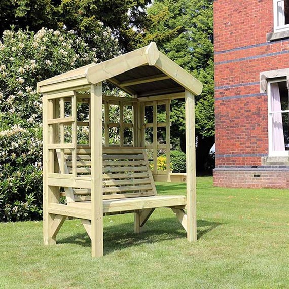 Churnet Valley Cottage Wooden Arbour Trellis (CA103) DIRECT DISPATCH