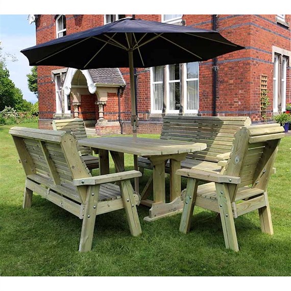 Churnet Valley Ergo Wooden Table Set (ET104) DIRECT DISPATCH