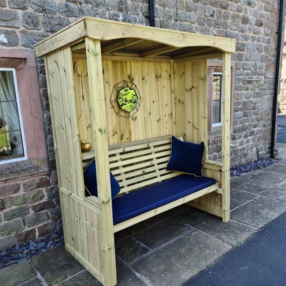 Churnet Valley Four Seasons 3 Seat Arbour (FS104) DIRECT DISPATCH