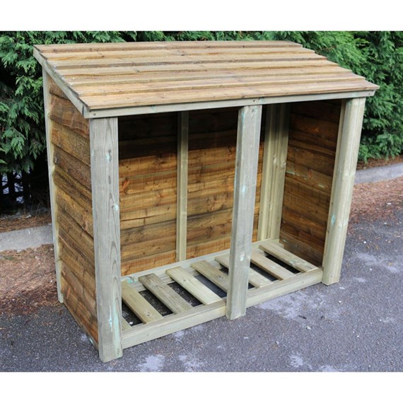 Churnet Valley Heavy Duty Wooden Logstore 4 x 5ft (LS4X5) DIRECT DISPATCH