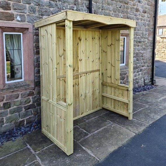 Churnet Valley Medium Wooden Poly Smoking Shelter (SS103) DIRECT DISPATCH