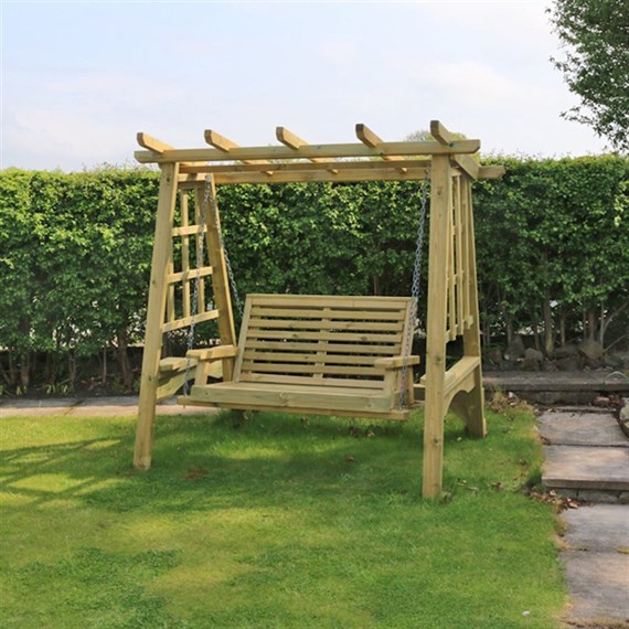 Churnet Valley Pergola Wooden Swing (SW105) DIRECT DISPATCH