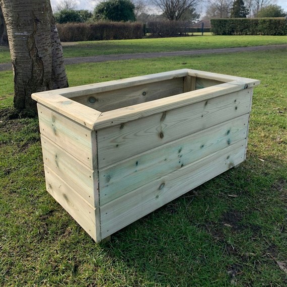 Churnet Valley Rectangular Wooden Planter (PL2) DIRECT DISPATCH