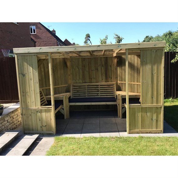 Churnet Valley Riviera Enclosed Wooden Garden Room (RI102) DIRECT DISPATCH