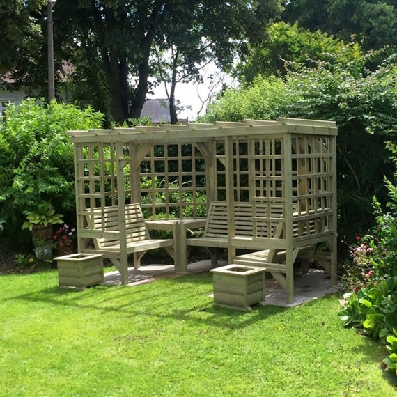 Churnet Valley Riviera Wooden Arbour (RI101) DIRECT DISPATCH