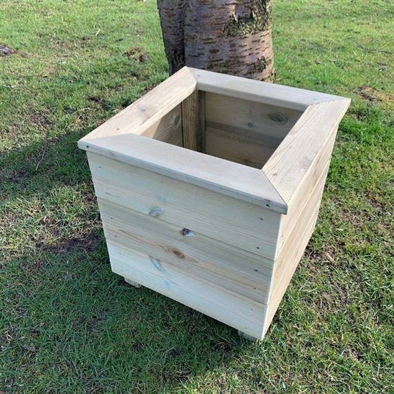 Churnet Valley Square Wooden Planter (PL1) DIRECT DISPATCH