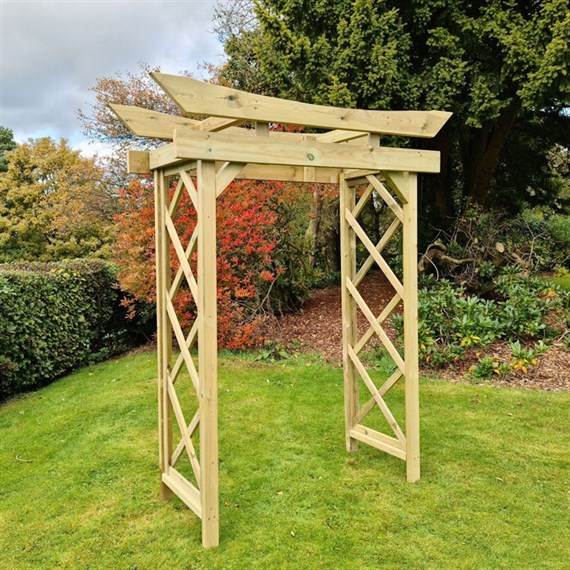 Churnet Valley Tokyo Wooden Arch 4ft (RA6) DIRECT DISPATCH