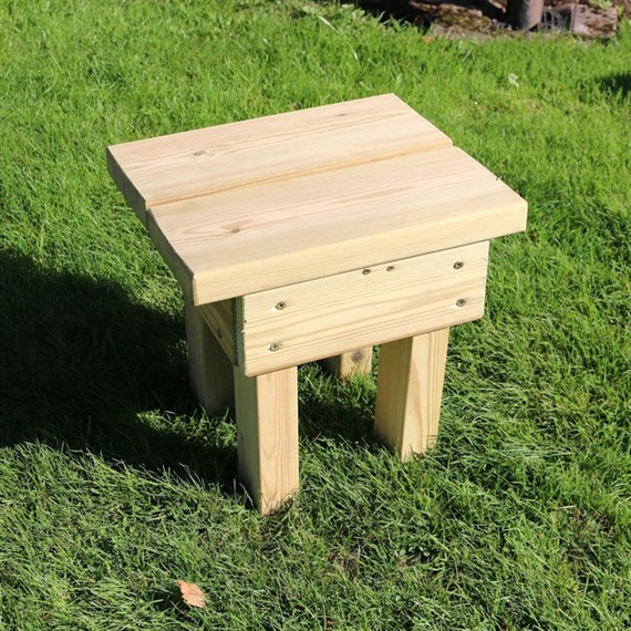 Churnet Valley Wooden Footstool (AC6) DIRECT DISPATCH