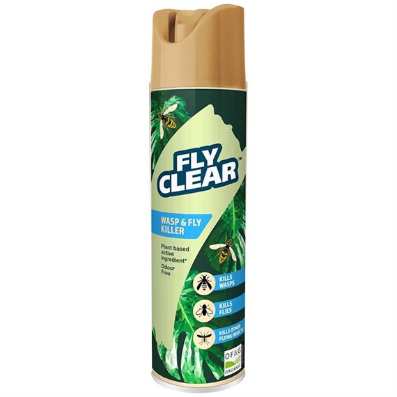 Clear FlyClear Wasp & Fly Killer 400ml (120052)