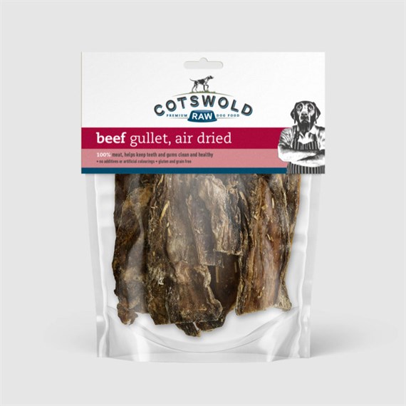 Cotswold Raw Beef Gullet Dog Treats 200g (TR-BF-GULL-200)
