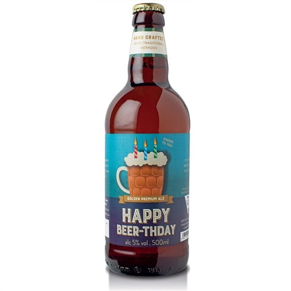 Cottage Delight Happy Beer-thday Ale Alcohol - 500ml (CD760740)