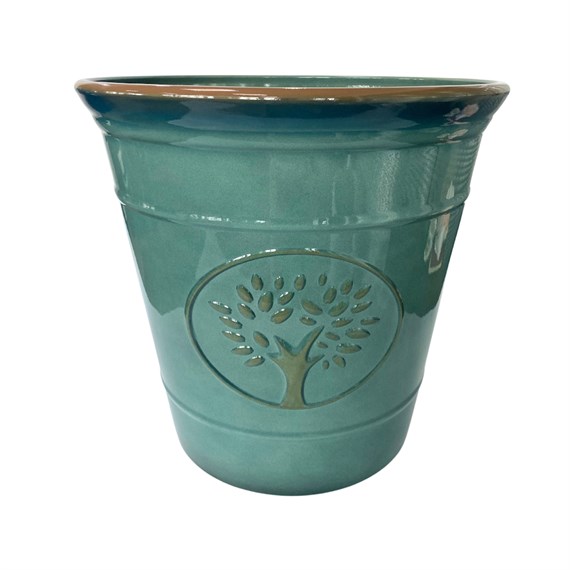 Creekwood Blenheim Pot Aqua 30cm (43532)