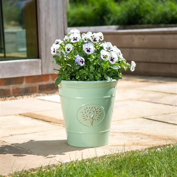 Creekwood Blenheim Pot Green 30cm (43204)