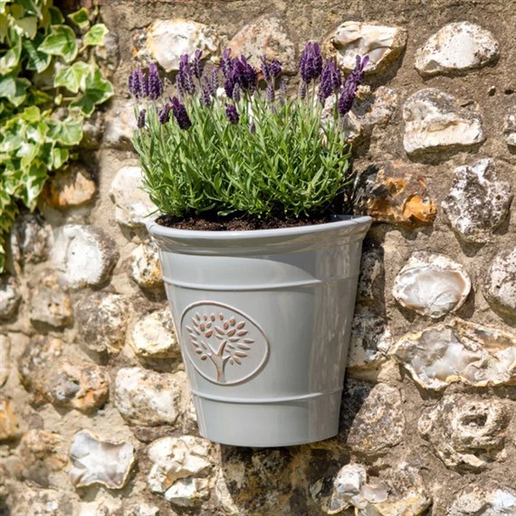 Creekwood Blenheim Wall Pot Grey 23x21cm (43199)