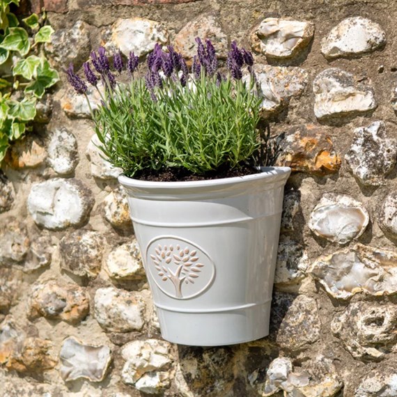 Creekwood Blenheim Wall Pot Off White 23x21cm (43198)