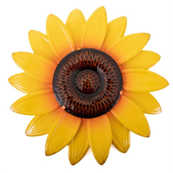 Creekwood Glass Wall Art Sunflower 30x30cm (43404)