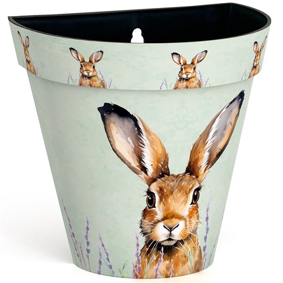 Creekwood Zest Garden Wall Pot Hare 25cm (ZESTWPHR)