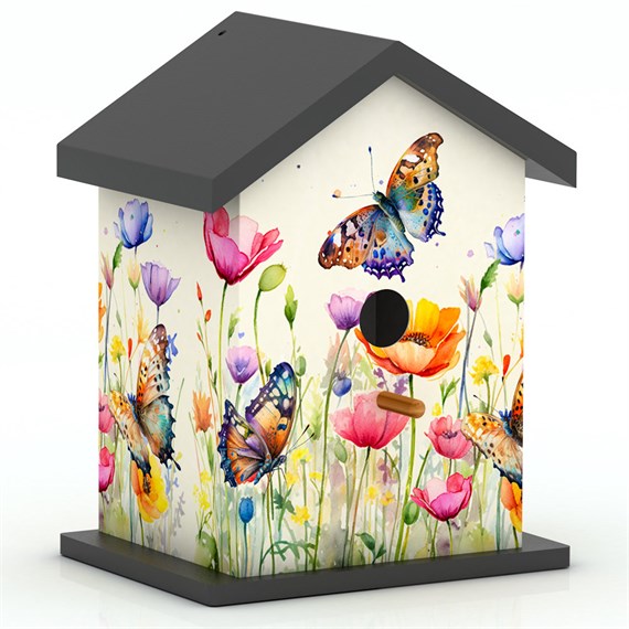 Creekwood Zest Wild Bird Birdhouse Butterflies 26cm (ZESTBHBT)