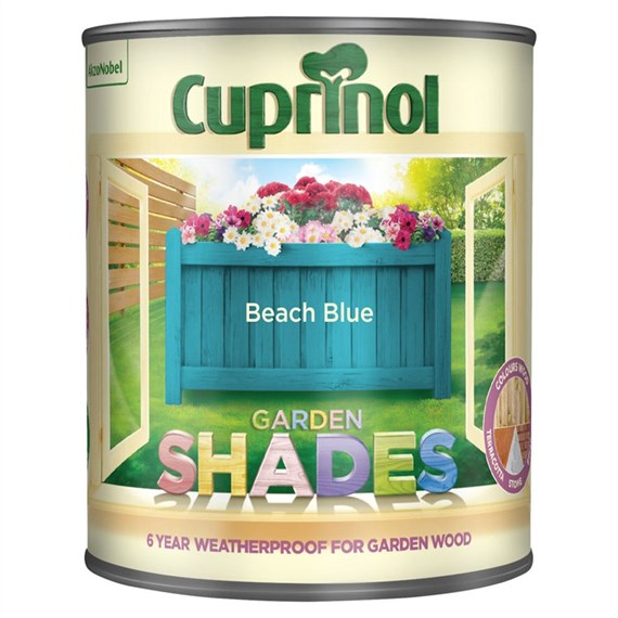 Cuprinol Garden Shades Paint - Beach Blue 1L (5159073)