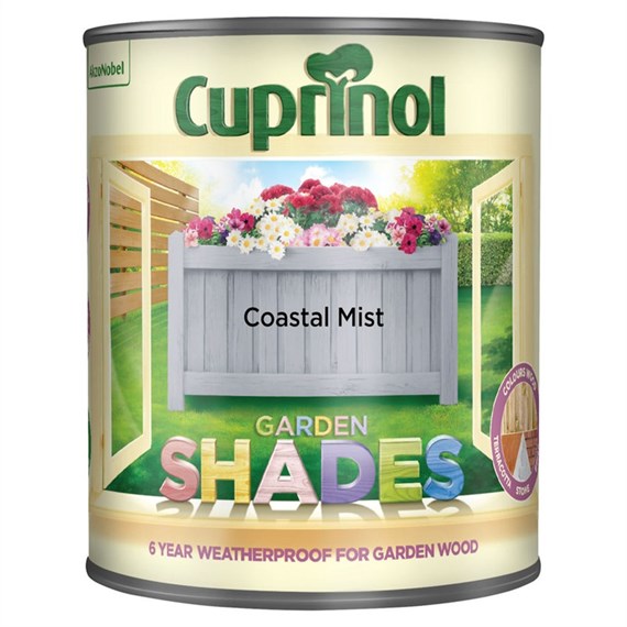 Cuprinol Garden Shades Paint - Coastal Mist 1L (645309)