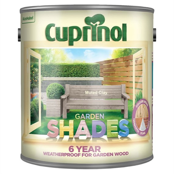 Cuprinol Garden Shades Paint - Muted Clay 2.5L (645374)