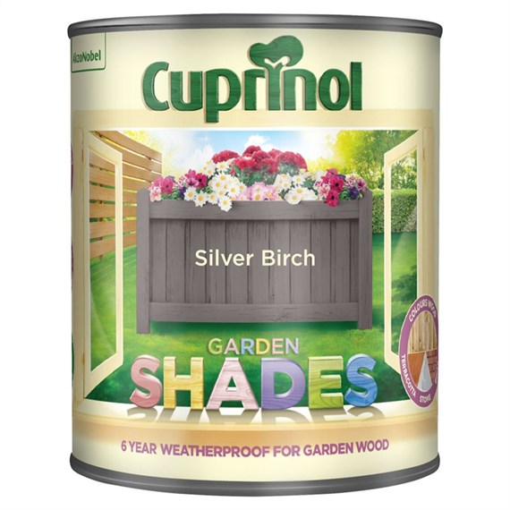 Cuprinol Garden Shades Paint - Silver Birch 1L (5092551)