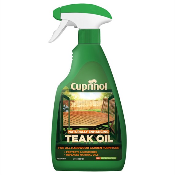 Cuprinol Naturally Enhancing Teak Oil - Clear Spray 500ml (716886)